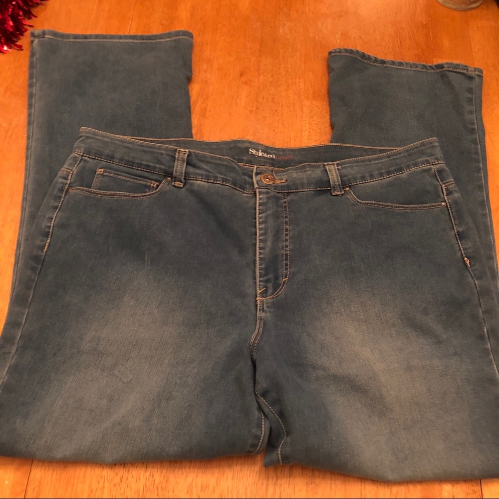 Style & Co Tummy Control denim jeans nice SZ 18s